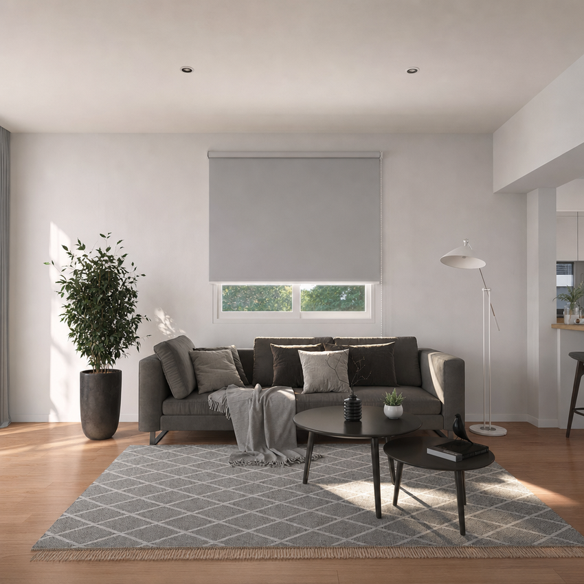 Tela Roller Black Out Liviana Premium Gris